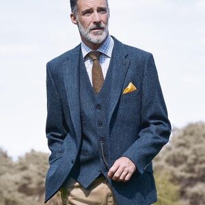 Made in Canada men’s Blue Tweed Blazer